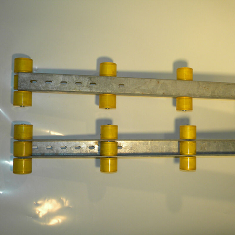 Tie Down 5' Hull Sav'r Roller Bunks, yellow polyurethane, pair image number 3