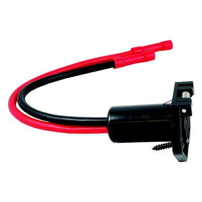 Attwood Trolling Motor Connector Receptacle, 2-Wire Female Receptacle