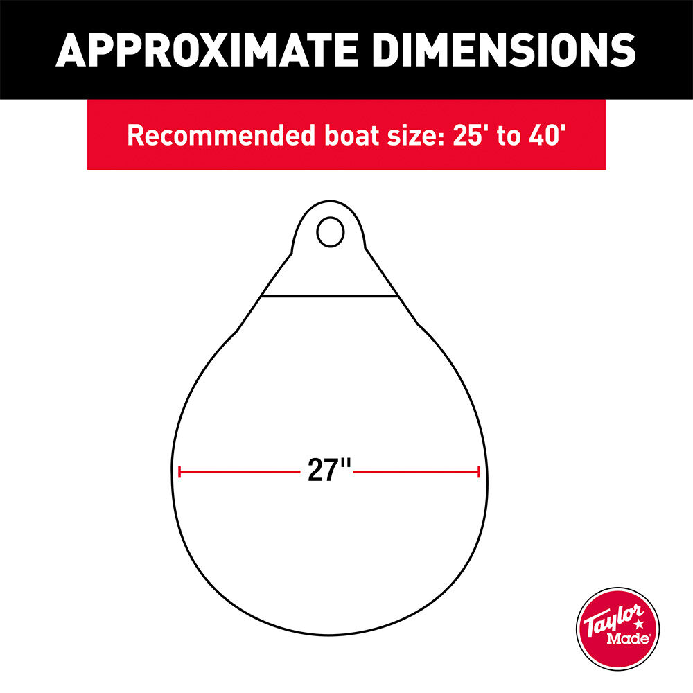 Inflatable Vinyl Buoy / Fender, 27
