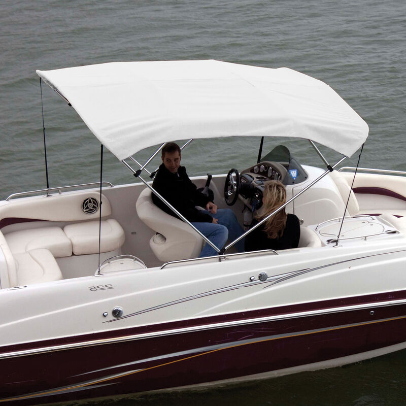 Shademate Sunbrella Stainless 4-Bow Bimini Top 8'L x 54''H 85''-90'' Wide image number 1