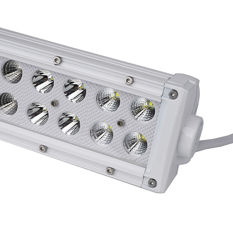New - 6.5inch Marine Grade Dual Row Straight Light Bar with 36-Watt 12 x 3W High Intensity CREE LEDs image number 4