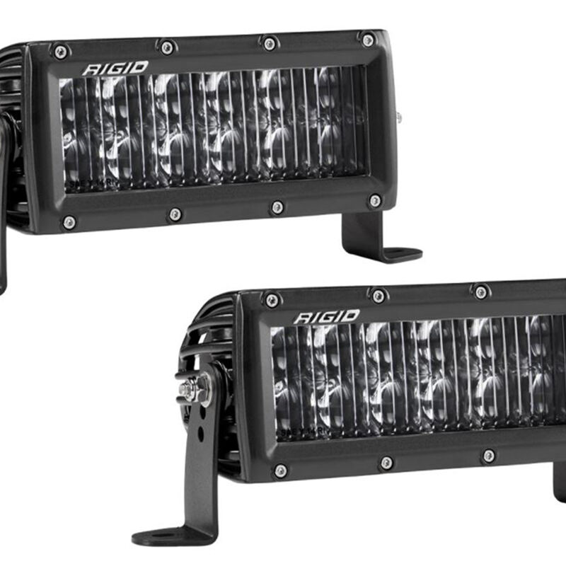 RIGID SAE Compliant E-Series 6" Light Bar - Pair - Black image number 1