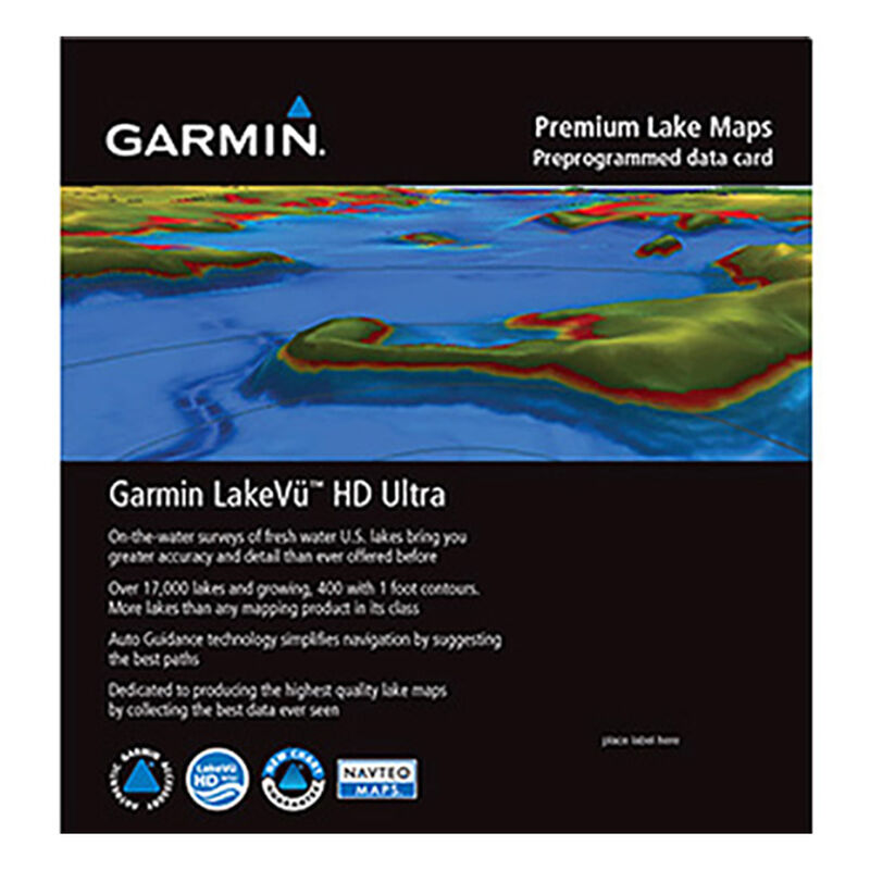 Garmin LakeVu HD MicroSD/SD Card For GPSMAP/echoMAP/ Series image number 1