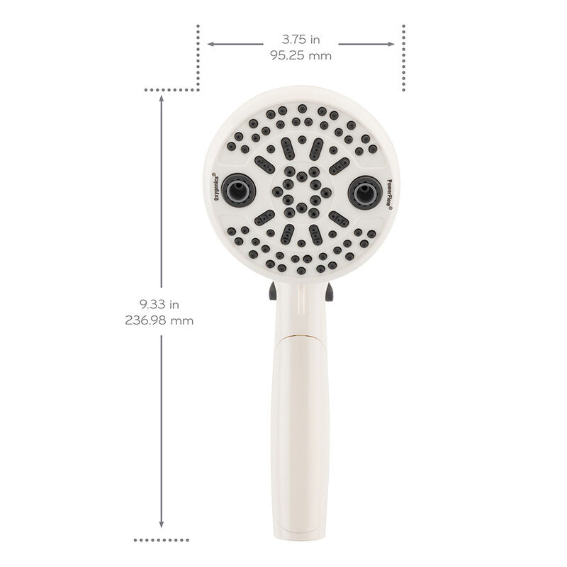 Oxygenics PowerFlow RV Handheld Shower Head Kit, White image number 8