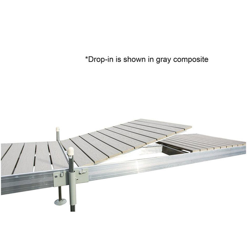 Tommy Docks 24' Platform-Style Aluminum Frame With Composite Decking Complete Dock Package - Ridgeway Gray image number 10