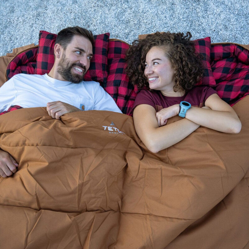 TETON Sports Bridger 20&deg;F Canvas Mammoth Double Sleeping Bag image number 9