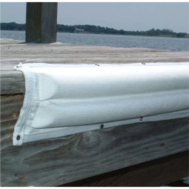 Double Dock Bumper (Small 5-1/2"W x 1-1/4" D)White 3'  image number 1
