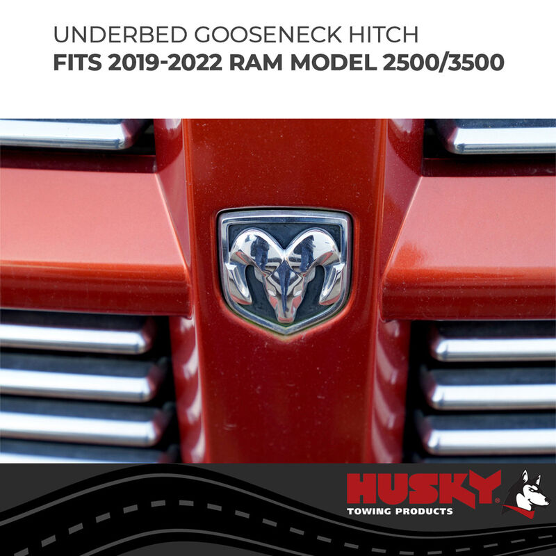 Husky Towing Ram Underbed Gooseneck Hitch (19+ 2500/3500) 33205 image number 5