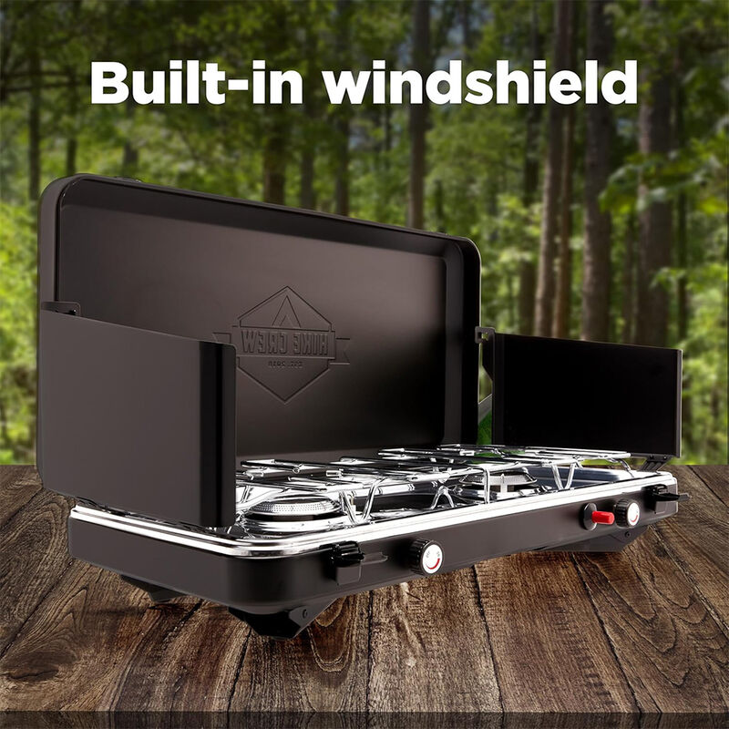 Hike Crew Portable Gas Camping Grill and Griddle, 13,000 BTU image number 5