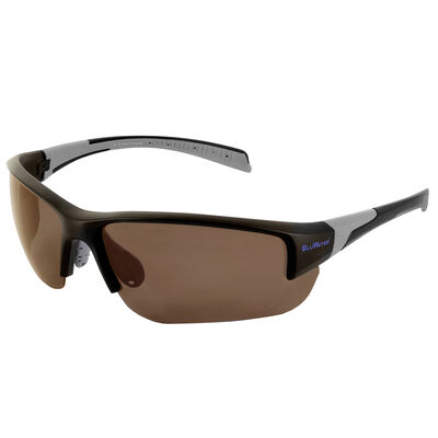 BluWater Photochromatic Polarized Samson 3 Sunglasses, Brown Lenses