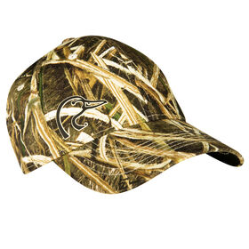 Ducks Unlimited Men&rsquo;s Duck Head Logo Camo Cap