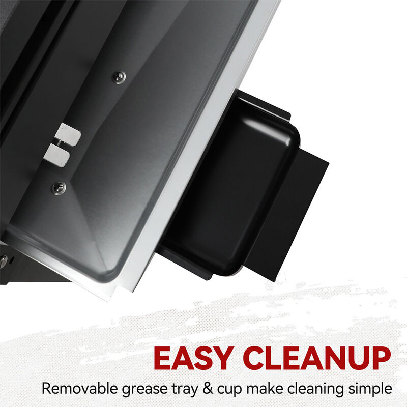 Royal Gourmet 4-Burner&nbsp;Flat Top&nbsp;Gas Grill & Griddle Combo, Folding Legs Design image number 12