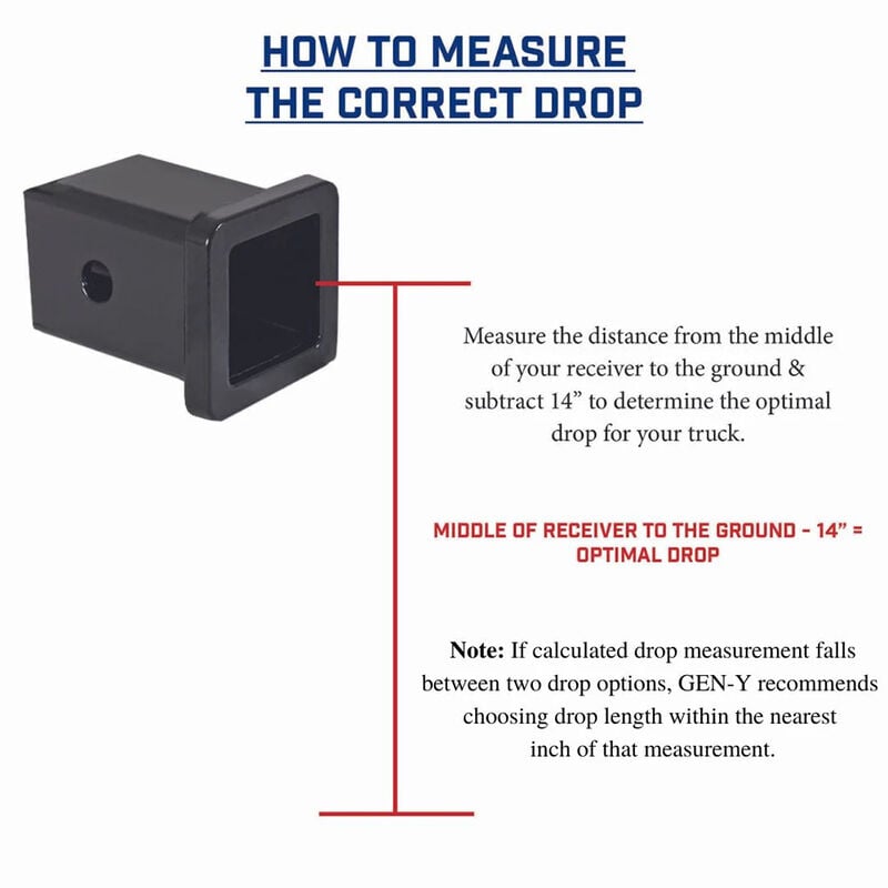 Gen-Y Hitch Boss Torsion-Flex 6" Drop Hitch and Dual-Ball, 21,000-lb., 2.5" Shank image number 2