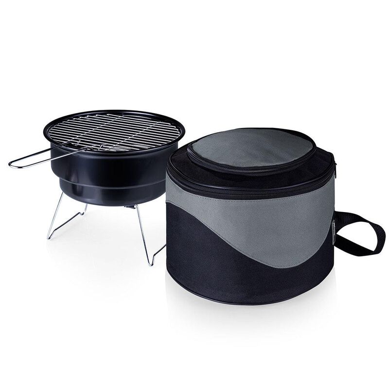 Caliente Portable Charcoal BBQ & Cooler Tote image number 2