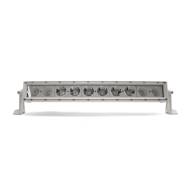 New - 22.5inch Marine Grade Single Row Straight Light Bar with 100-Watt 10  x 10W High Intensity OSRAM LEDs image number 2