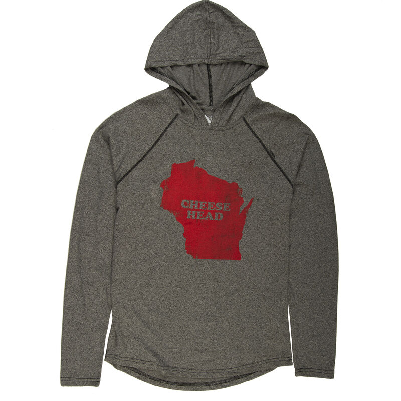 Local Yokel Women&rsquo;s Wisconsin Long-Sleeve Hooded Tee image number 1