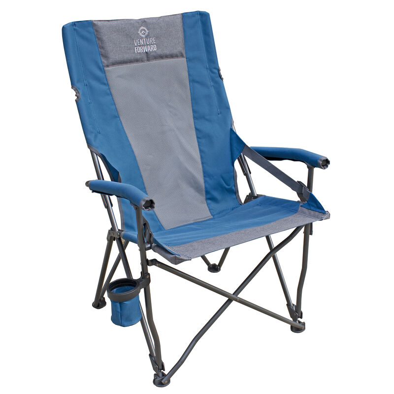 Venture Forward Vortex Lumbar Chair, Blue/Gray image number 1