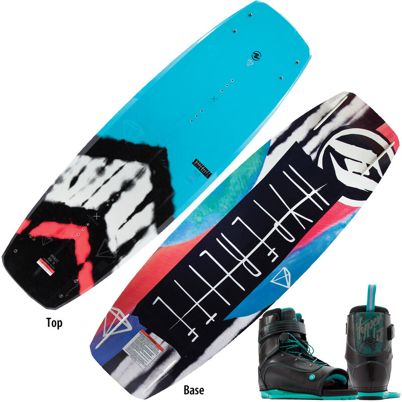 Hyperlite Prizm Wakeboard With Blur OT Bindings image number 1