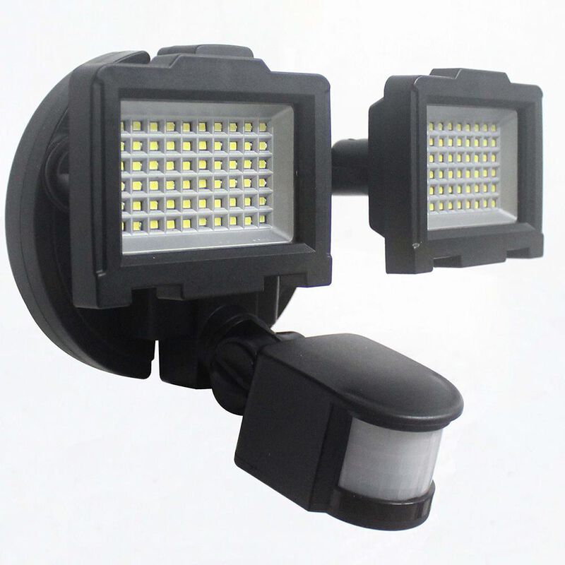 Nature Power Solar Motion-Activated 120 LED Dual Head Security Light image number 1