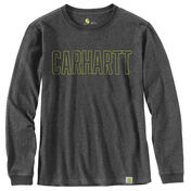 Carhartt Workwear Block Logo Graphic Long-Sleeve T-Shirt