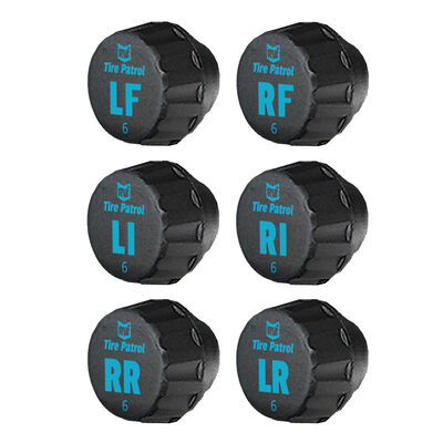 Tire Patrol Tire Pressure Monitoring Sensors, 6-pack