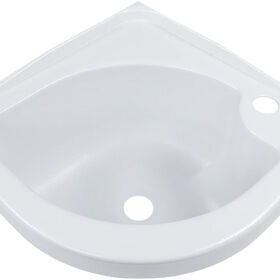 Icon White Corner RV Kitchen Sink&mdash;SC7312