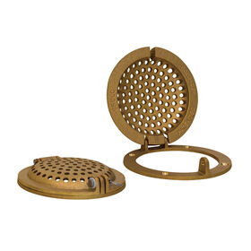 Groco Bronze Round Hull Strainer with Access Door