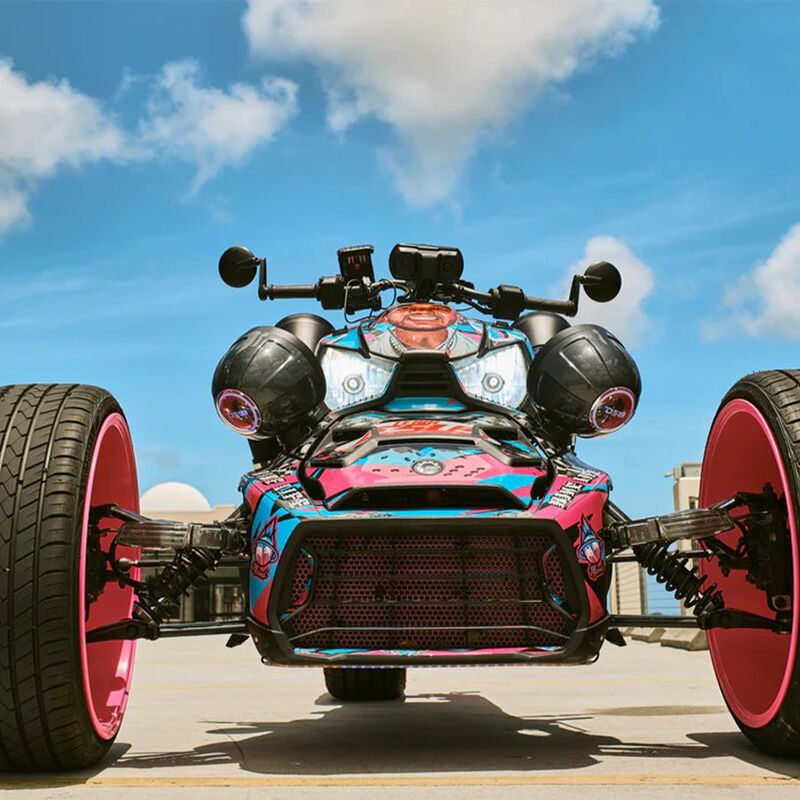 DS18 EN-JS6 6.5" Universal Flat-Mount Kick Panel Speaker Pods Only (No Speakers), Pair image number 4