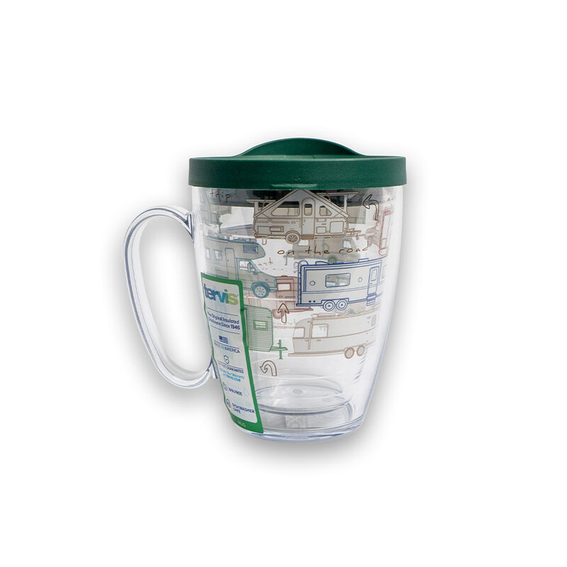 Tervis Insulated 16-oz. Mug, Road Trippin' with Hunter Green Travel Lid image number 2