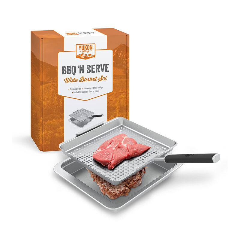 Yukon Glory BBQ 'N Serve Wide Basket Set image number 5