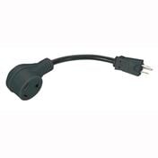 15 Male to 30 Female Adapter, 12”L Flat Cord