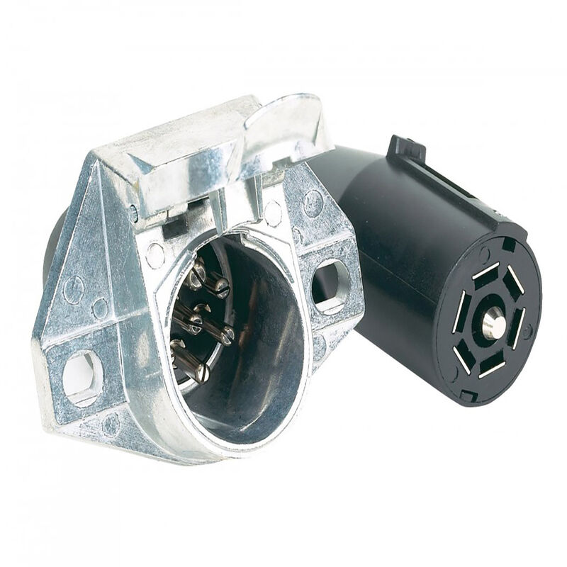 Hopkins Mfg Trailer Wiring Connector Adapter, 7-Way Blade To 7-Way Pin