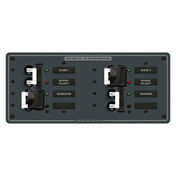 Blue Sea 230V AC Source Selection Circuit Breaker Panel, 3 (16A) Sources