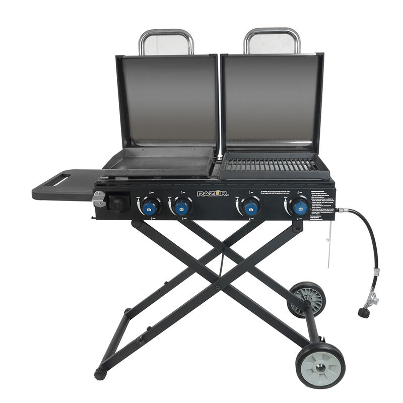 Razor Combination 4Burner Gas Griddle And Grill Camping World