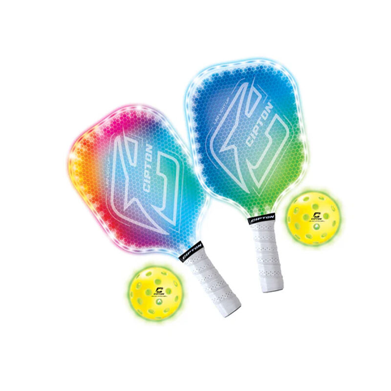 Cipton LED Light-Up Pickleball Set with Net image number 5