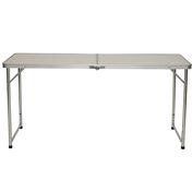 Fold 'N Half Aluminum Table, 5'