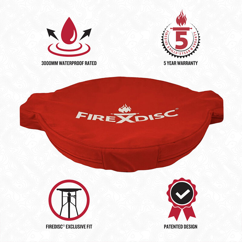 FIREDISC Disc Sac Bowl Case/Cover in Fireman Red image number 5