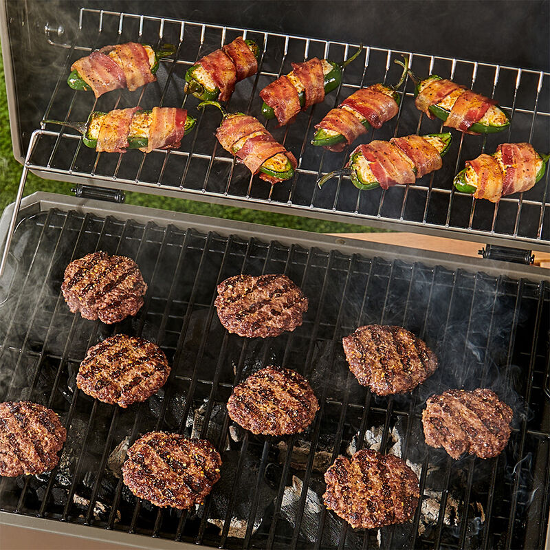 TYTUS Emberwood Charcoal Grill with Grill and Prep Cart and Cover image number 9