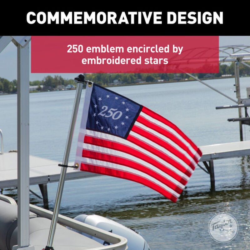 Taylor Made Sewn American Flag - 12 x 18 inch image number 3