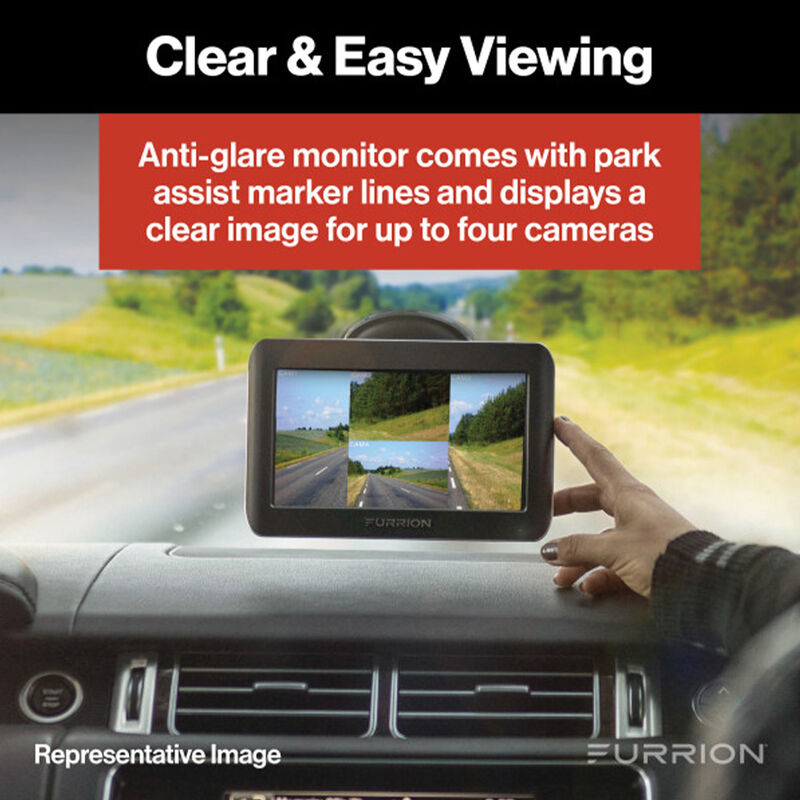 Furrion Vision S RV Backup Camera System with 5" Monitor - Rear Camera & LED Marker Light image number 4