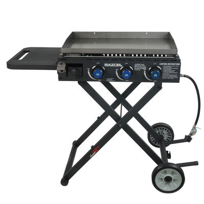 Razor 3-Burner Collapsible Griddle with Cart