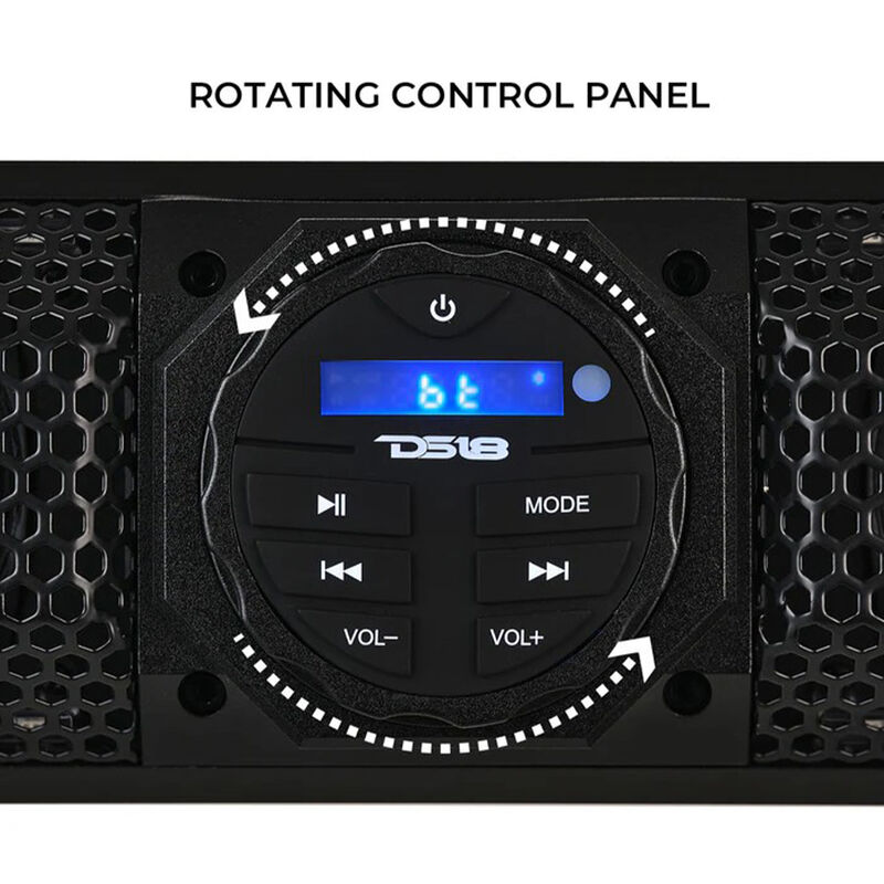 DS18 SB26BTXRGB 26" Marine Amplified Sound Bar with RGB Lighting image number 5