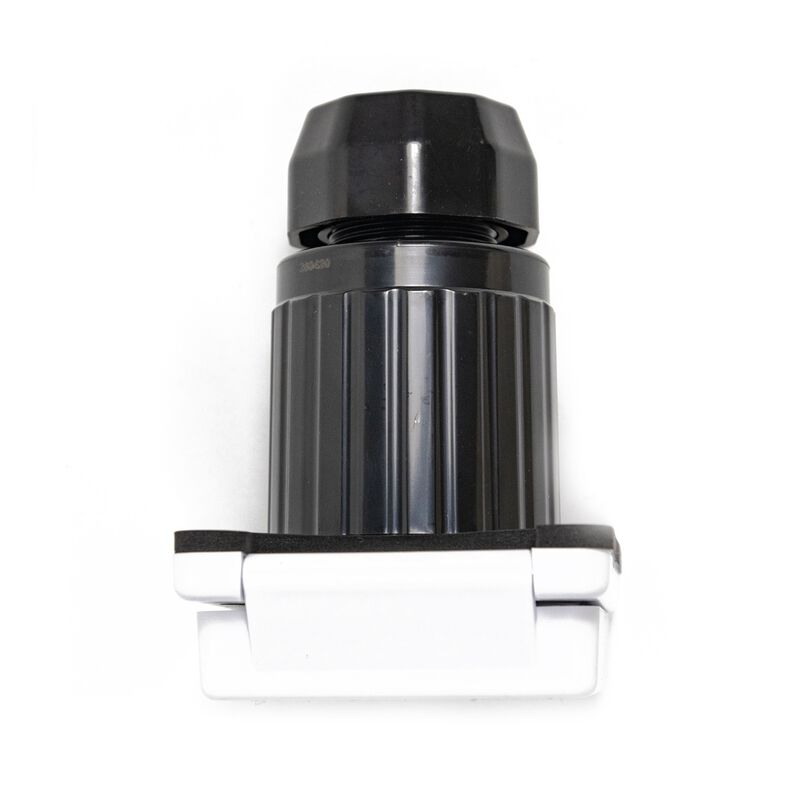 Electric World 50A RV Inlet in White w/Stainless Steel Cover image number 5