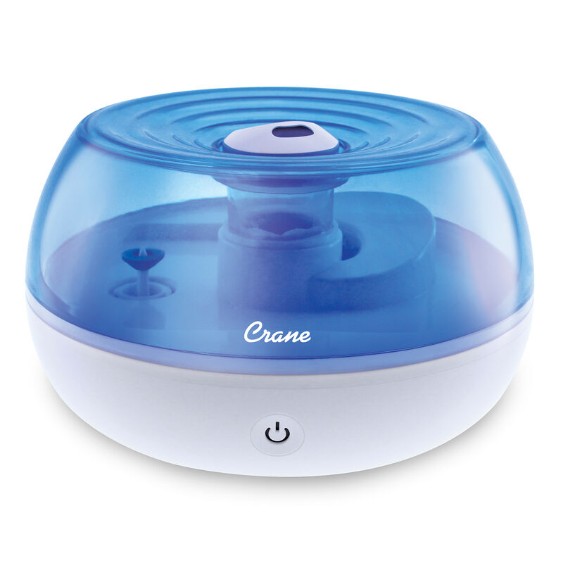 Crane Personal Ultrasonic Cool Mist Humidifier, Blue and White image number 1