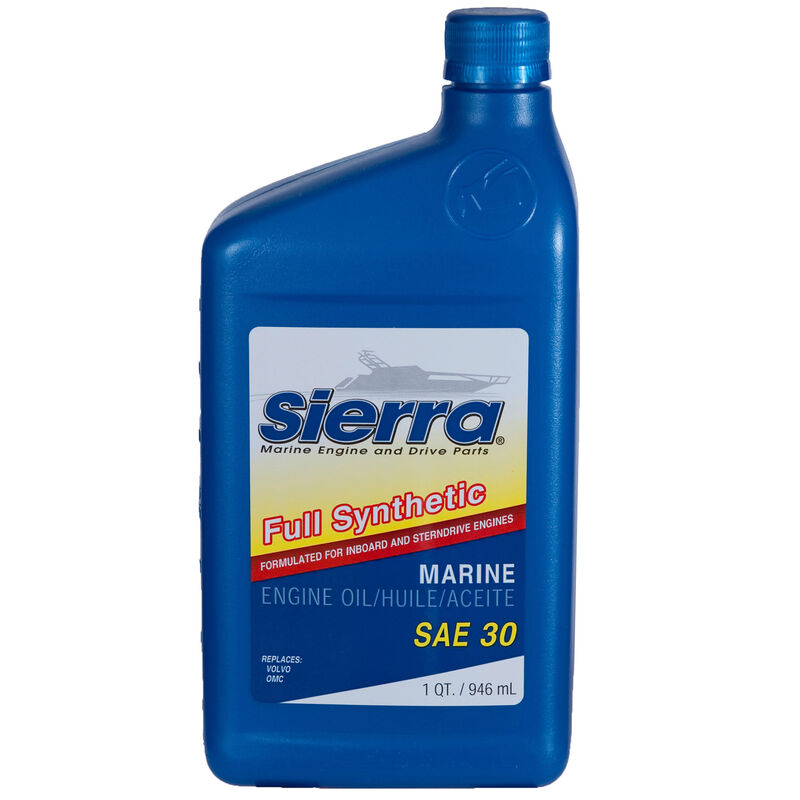 Sierra SAE 30 Full Synthetic Oil For Volvo Engine, Sierra Part #18-9410-2 image number 1
