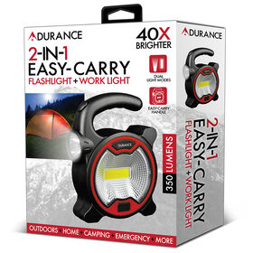 Adurance 2-in-1 Easy-Carry Flashlight + Work Light
