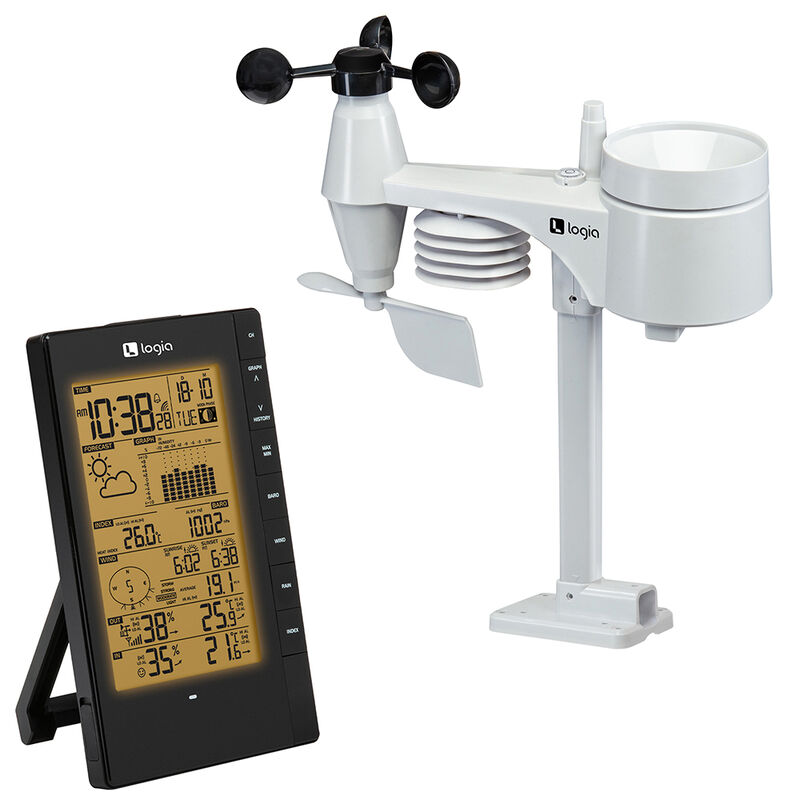 Logia 5-in-1 Wireless Weather Station with PC Data Sync image number 1