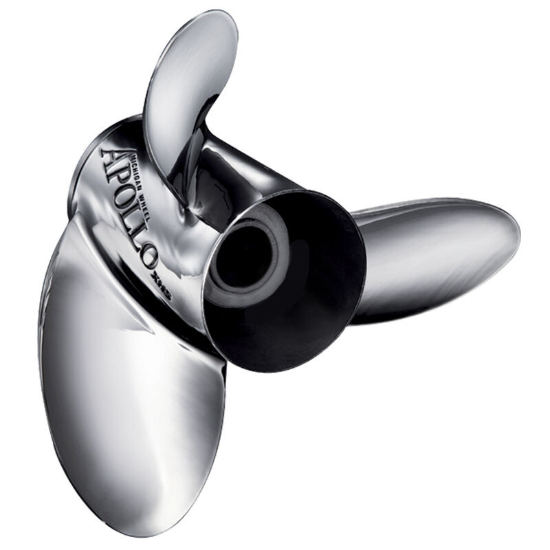 Michigan Apollo 3-Blade Prop, Exchangeable Hub / SS, 13.125 dia x 19, LH
