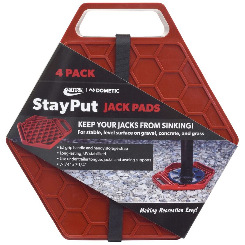 Valterra StayPut Jack Pad Small, 4 Pack, 7-1/4 x 7-1/4 in image number 6