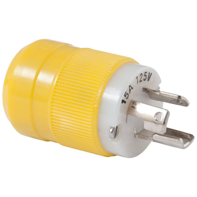 Marinco 15-Amp/125V Locking Male Plug image number 2